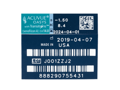 Acuvue Oasys with Transitions (6 Linsen) - Vorschau