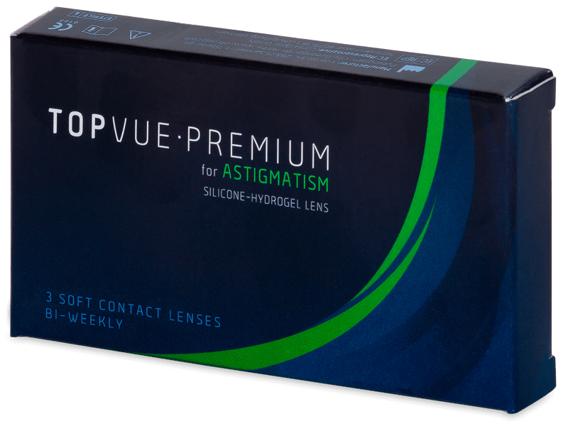 TopVue Premium for Astigmatism (3 Linsen) - Torische Kontaktlinsen