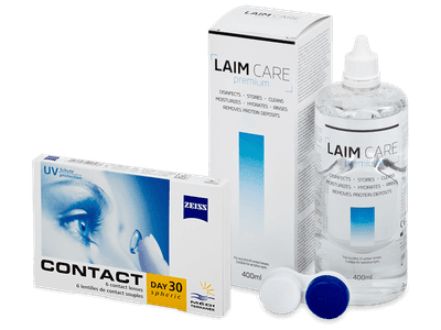 Carl Zeiss Contact Day 30 Spheric (6 Linsen) + Laim Care 400ml