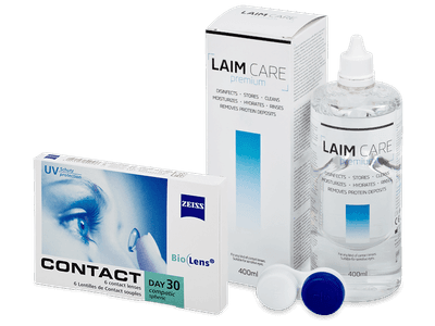 Carl Zeiss Contact Day 30 Compatic (6 Linsen) + Laim Care 400ml