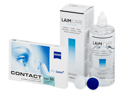 Carl Zeiss Contact Day 30 Compatic (6 Linsen) + Laim Care 400ml - Spar-Set