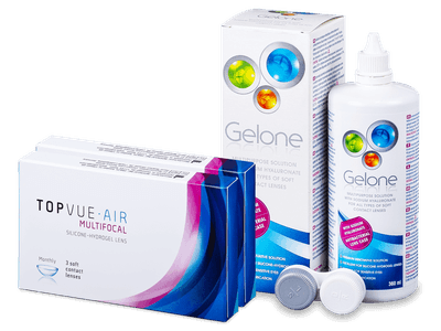 TopVue Air Multifocal (6 Linsen) + Gelone 360 ml