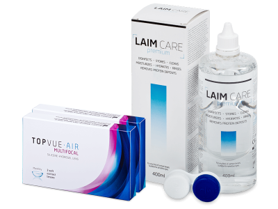 TopVue Air Multifocal (6 Linsen) + Laim-Care 400 ml