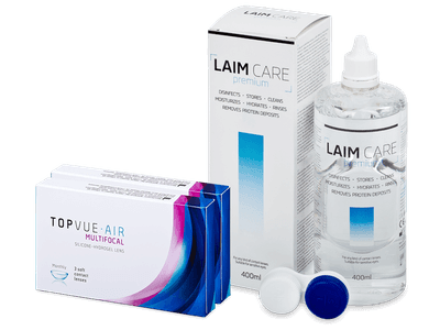 TopVue Air Multifocal (6 Linsen) + Laim-Care 400 ml