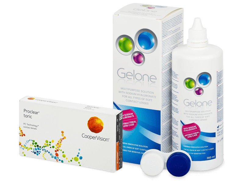 Proclear Toric XR (6 Linsen) + Gelone 360 ml - Spar-Set