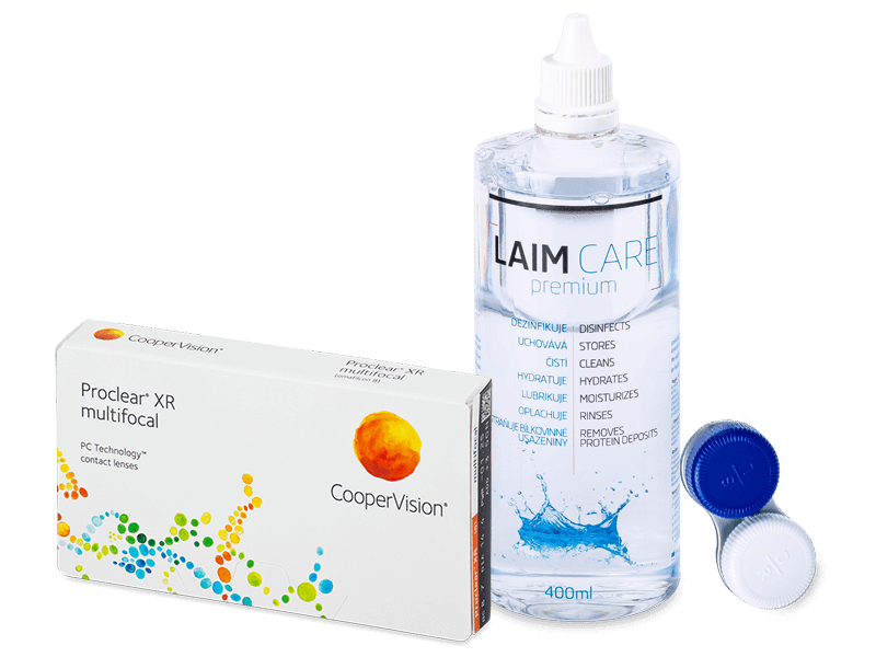 Proclear Multifocal XR (6 Linsen) +  Laim Care 400ml - Spar-Set