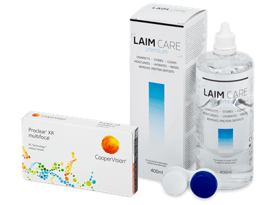 Proclear Multifocal XR (6 Linsen) +  Laim Care 400ml