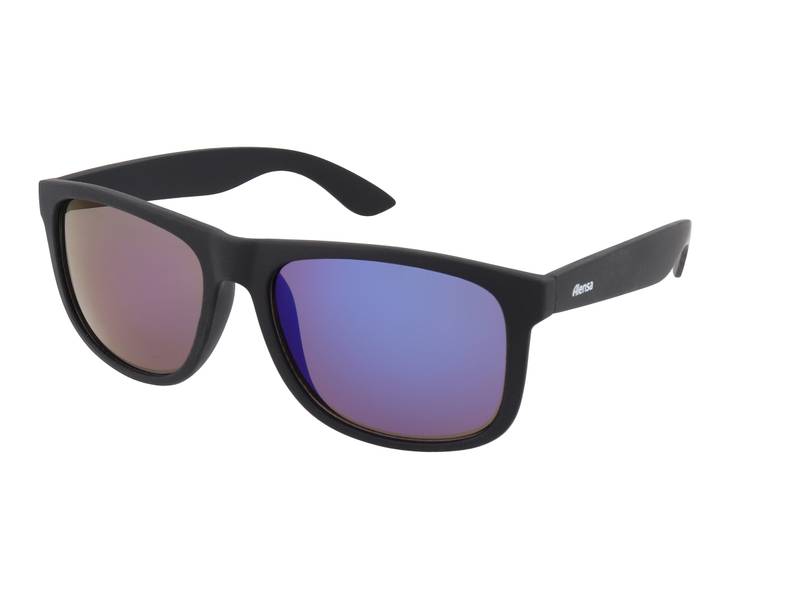 Sonnenbrillen Alensa Sport All Black Blue Mirror 