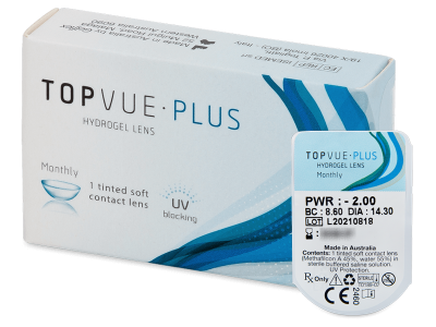 TopVue Plus (1 Linse) - Dieses Produkt gibt es außerdem in folgenden Abpackungen