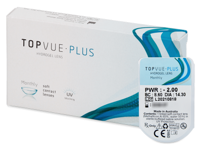 TopVue Plus (1 Linse) - Dieses Produkt gibt es außerdem in folgenden Abpackungen