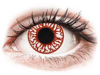 ColourVUE Crazy Lens - Blood Shot - Tageslinsen ohne Stärken (2 Linsen)