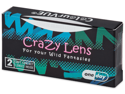 ColourVUE Crazy Lens - Mad Hatter - Tageslinsen ohne Stärken (2 Linsen)