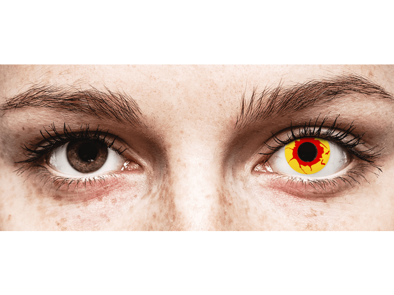 ColourVUE Crazy Lens - Reignfire - Tageslinsen ohne Stärken (2 Linsen)