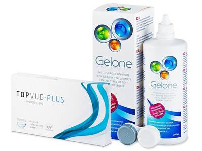 TopVue Plus (6 Linsen) + Gelone 360 ml - Älteres Design