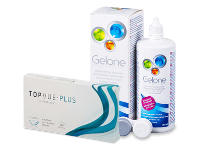 TopVue Plus (6 Linsen) + Gelone 360 ml - Älteres Design