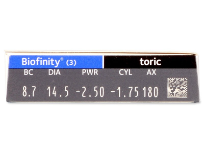 Biofinity Toric (3 Linsen) - Vorschau