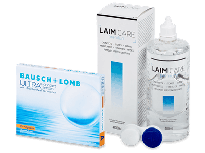 Bausch + Lomb ULTRA for Astigmatism (3 Linsen) Laim-Care 400 ml