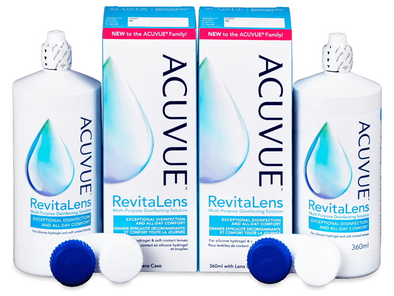 Pflegemittel Acuvue RevitaLens 2x 360 ml - Pflegelösung – günstigeres Duo Pack