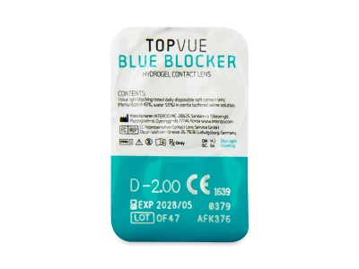 TopVue Blue Blocker (5 Paare) - Blister Vorschau
