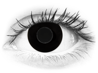 CRAZY LENS - Black Out - Tageslinsen ohne Stärke (2 Linsen)