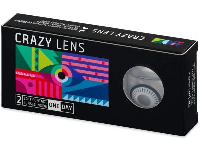 CRAZY LENS - Byakugan - Tageslinsen mit Stärke (2 Linsen) - Farblinsen