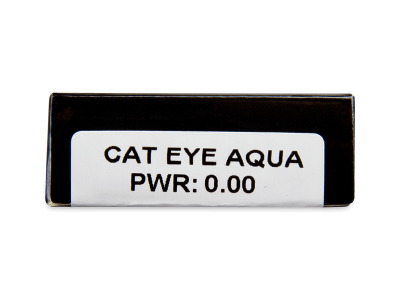 CRAZY LENS - Cat Eye Aqua - Tageslinsen ohne Stärke (2 Linsen) - Vorschau