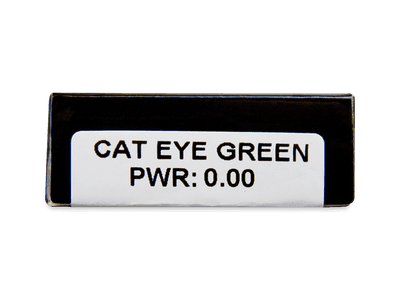 CRAZY LENS - Cat Eye Green - Tageslinsen ohne Stärke (2 Linsen) - Vorschau