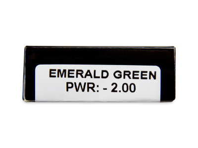 CRAZY LENS - Emerald Green - Tageslinsen mit Stärke (2 Linsen) - Vorschau