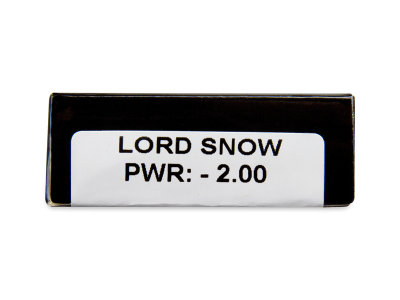 CRAZY LENS - Lord Snow - Tageslinsen mit Stärke (2 Linsen) - Vorschau