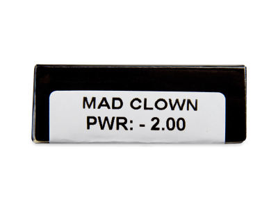 CRAZY LENS - Mad Clown - Tageslinsen mit Stärke (2 Linsen) - Vorschau