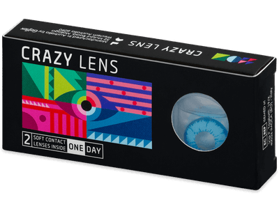 CRAZY LENS - Night King - Tageslinsen mit Stärke (2 Linsen) - Farblinsen