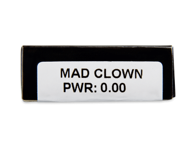 CRAZY LENS - Mad Clown - Tageslinsen ohne Stärke (2 Linsen) - Vorschau