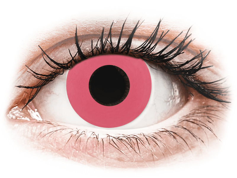 CRAZY LENS - Solid Rose - Tageslinsen ohne Stärke (2 Linsen) - Farblinsen