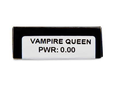 CRAZY LENS - Vampire Queen - Tageslinsen ohne Stärke (2 Linsen) - Vorschau