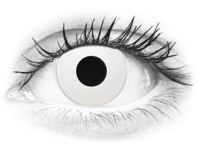 CRAZY LENS - WhiteOut - Tageslinsen ohne Stärke (2 Linsen)