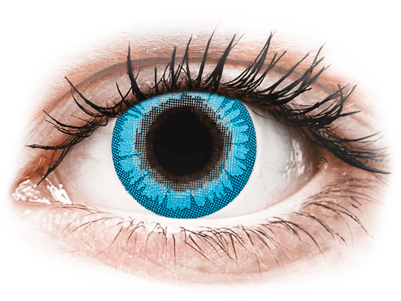 CRAZY LENS - White Walker - Tageslinsen ohne Stärke (2 Linsen) - Farblinsen