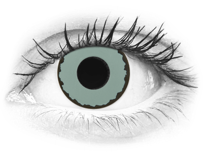 CRAZY LENS - Zombie Virus - Tageslinsen ohne Stärke (2 Linsen)