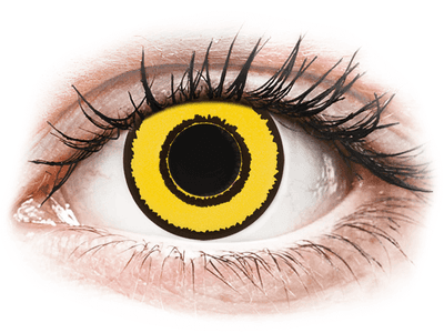 CRAZY LENS - Yellow Twilight - Tageslinsen ohne Stärke