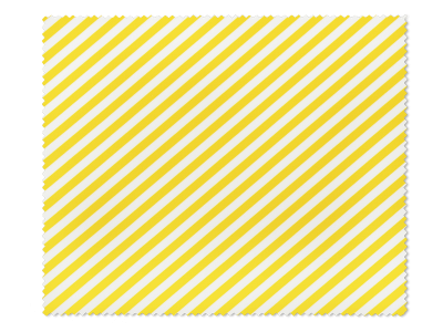 Brillenreinigungstuch - gelbe und weiße Streifen 