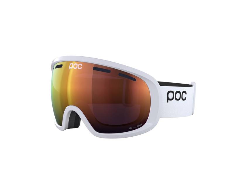Skibrillen POC Fovea Clarity Hydrogen White/Spektris Orange 