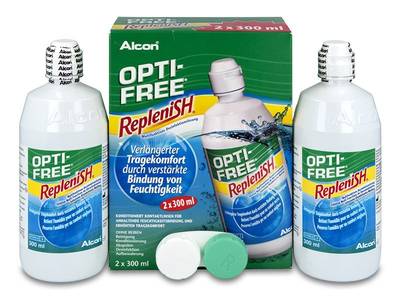 Pflegemittel OPTI-FREE RepleniSH 2 x 300 ml - Älteres Design