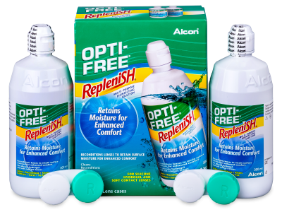 OPTI-FREE RepleniSH 2 x 300 ml  - Economy duo pack- solution