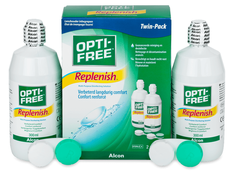 Pflegemittel OPTI-FREE RepleniSH 2 x 300 ml - Economy duo pack- solution