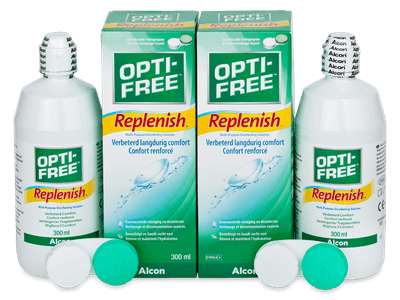 Pflegemittel OPTI-FREE RepleniSH 2 x 300 ml - Dieses Produkt gibt es außerdem in folgenden Abpackungen