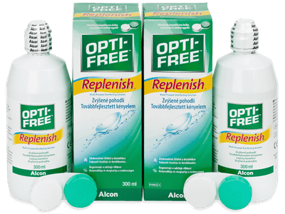 Pflegemittel OPTI-FREE RepleniSH 2 x 300 ml - Dieses Produkt gibt es außerdem in folgenden Abpackungen