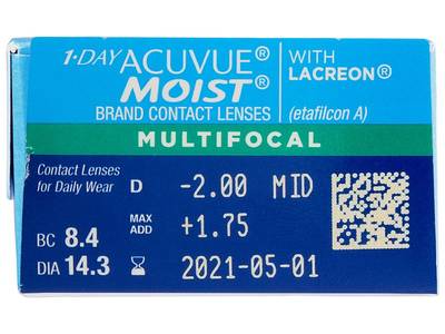 1 Day Acuvue Moist Multifocal (30 Linsen) - Vorschau