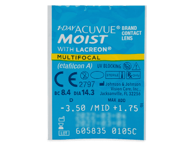 1 Day Acuvue Moist Multifocal (30 Linsen) - Blister Vorschau