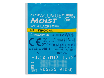 1 Day Acuvue Moist Multifocal (90 Linsen) - Blister Vorschau