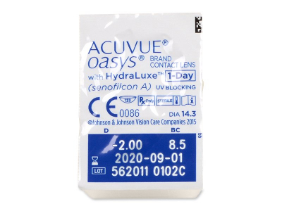 Acuvue Oasys 1-Day with Hydraluxe (90 Linsen) - Blister Vorschau