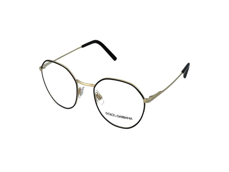 Óculos Dolce&Gabbana DG1324 1334-52 - Armação Metal Ouro/Preto, Haste 140mm